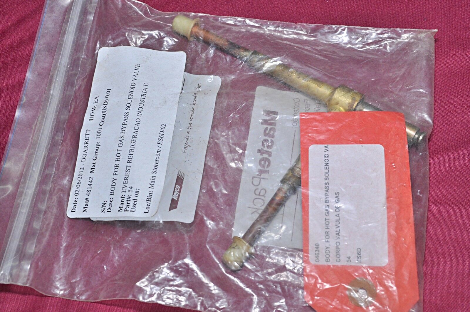 Everest Refrigeracao 54 Body For Hot Gas Bypass Solenoid Valve