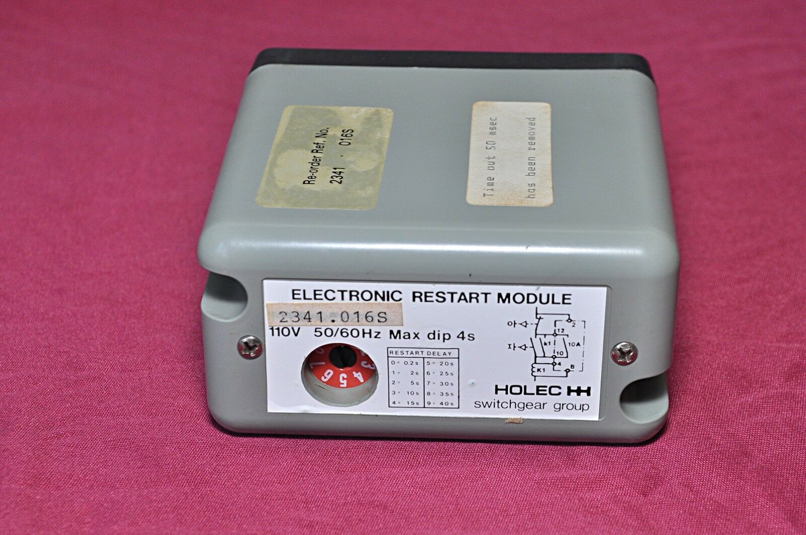 Holec 2341.016s electronic restart module