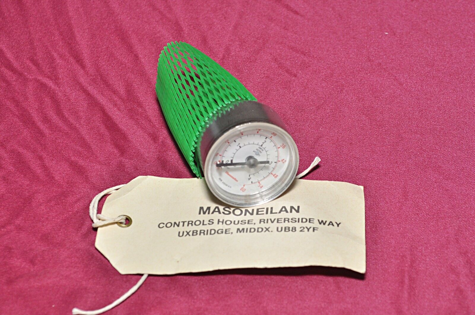 Masoneilan mm 435100.072 pressure gauge 0-4bar 0-60psi