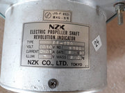 Nzk fe-130 electric propeller shaft revolution indicator volt dc10