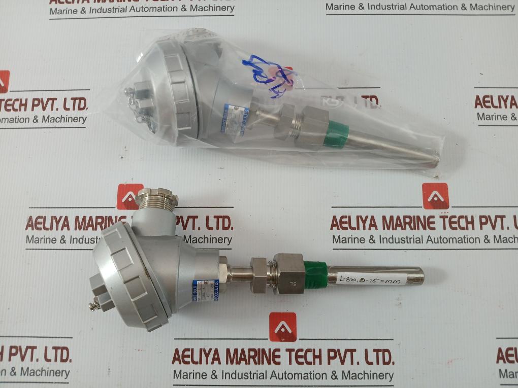 2Ma, Rm-101S Brand Mayekawa Thermostat Resistance Bulb L-80 D-15 Mm