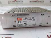 Mean Well Rs-75-24 Power Supply 100-240Vac 2.0A 50/60Hz