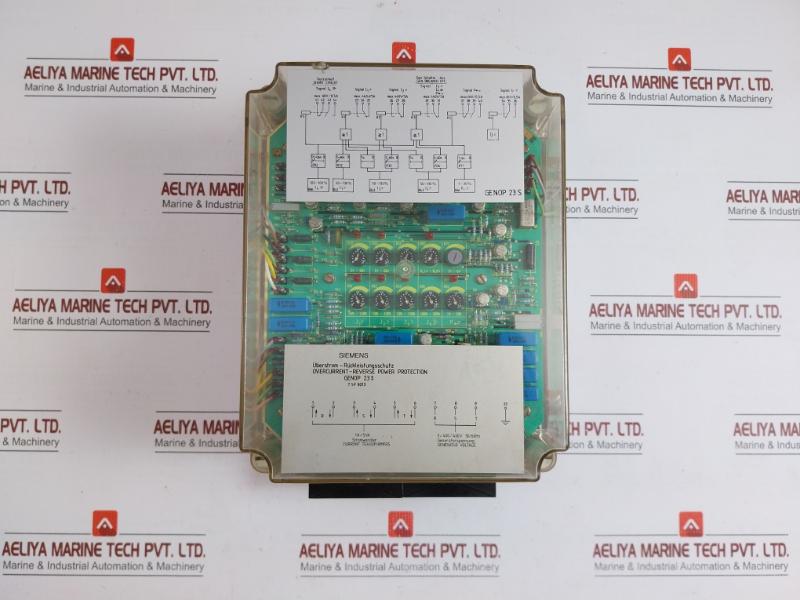 3-400/450v 50/60hz By Siemens Overcurrent-Reverse Power Protection Relay Genop 23s
