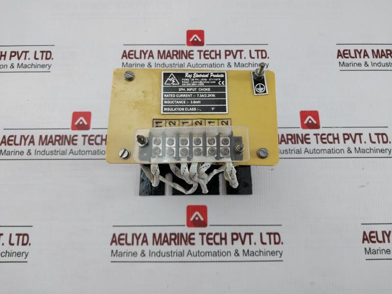 3-Phase Input Choke 7.5a/2.2kw 3.6mh Raj Electrical In Used