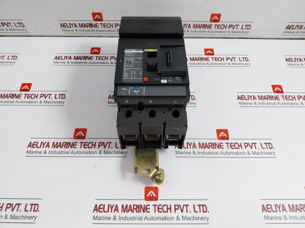 3-Pole Molded Case Circuit Breaker 150a By Square D Jja36150ca