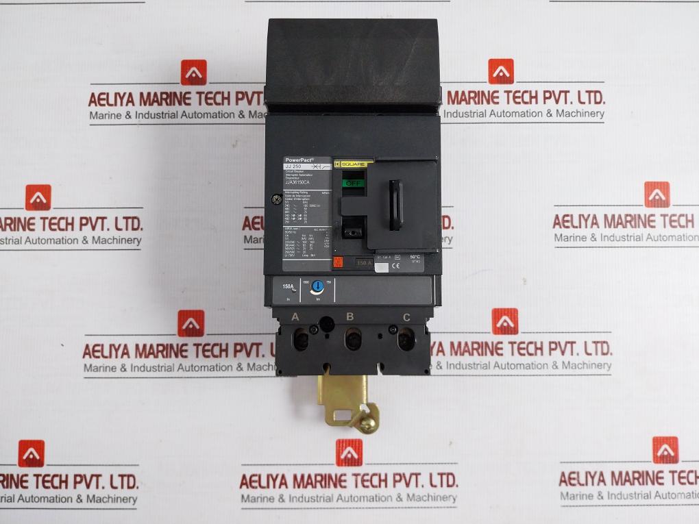 3-Pole Molded Case Circuit Breaker 150a By Square D Jja36150ca