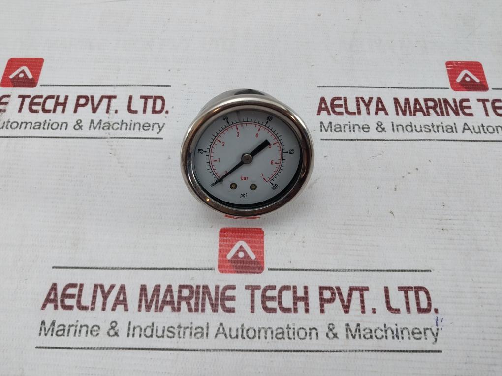 30296425 Dial Pressure Gauge 0-100 Psi 0 To 6 Bar