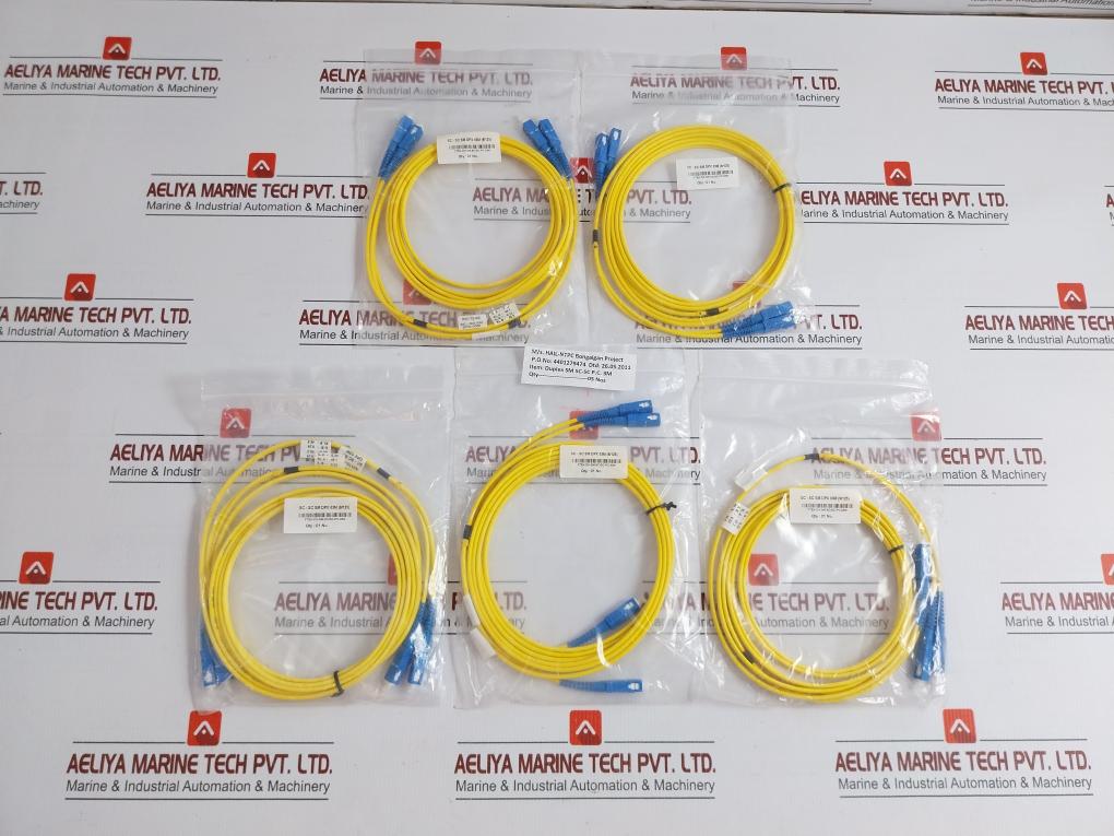 320 Gm Part Number Ftek-Dx-Sm-Sc/Sc-Pc-03m Fibre Optic Patch Cable Set In New Condition
