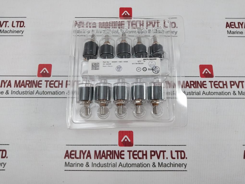 3549h-1ac-502a Rotary Potentiometer By Bourns