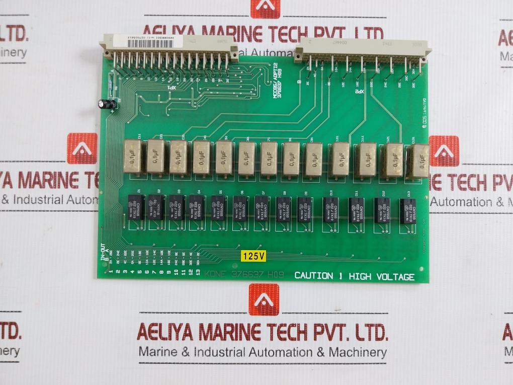 376637-H09-Opto-Isolator-Adapter-Pcb-Card-125v-Rev-3-1-By-Kone-1