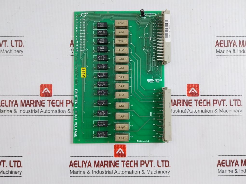 376637-H09-Opto-Isolator-Adapter-Pcb-Card-125v-Rev-3-1-By-Kone-1