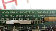 Wood 93 10031 05 3Ph Rectifier Control Board