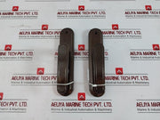 ЗЕНИТ 3B4-3.03 Mortise Cylinder Lock With Latch & Bronze Handle Set