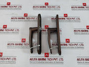 ЗЕНИТ 3B4-3.03 Mortise Cylinder Lock With Latch & Bronze Handle Set