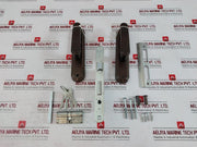 ЗЕНИТ 3B4-3.03 Mortise Cylinder Lock With Latch & Bronze Handle Set