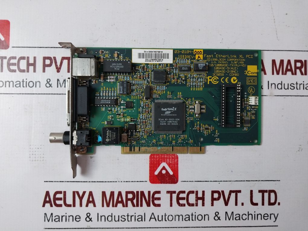 3Com 03-0184-000 Ethernet Card 02-0184-000