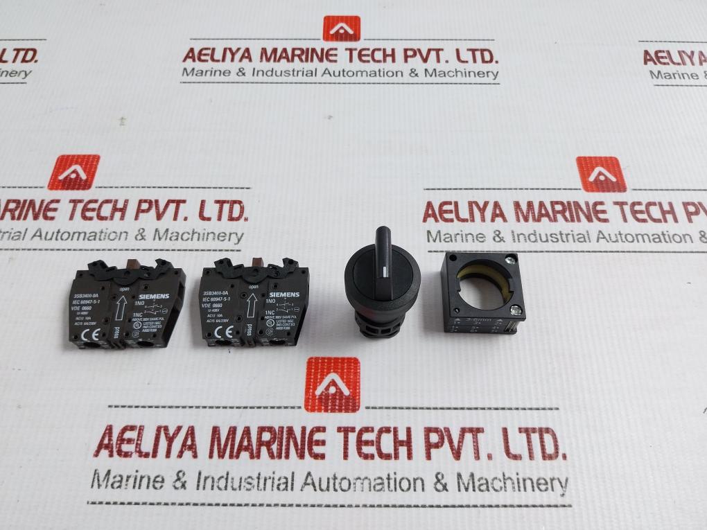 3sb3208-2ea11 Rotary Selector Switch With Block Base 400v Brand Siemens