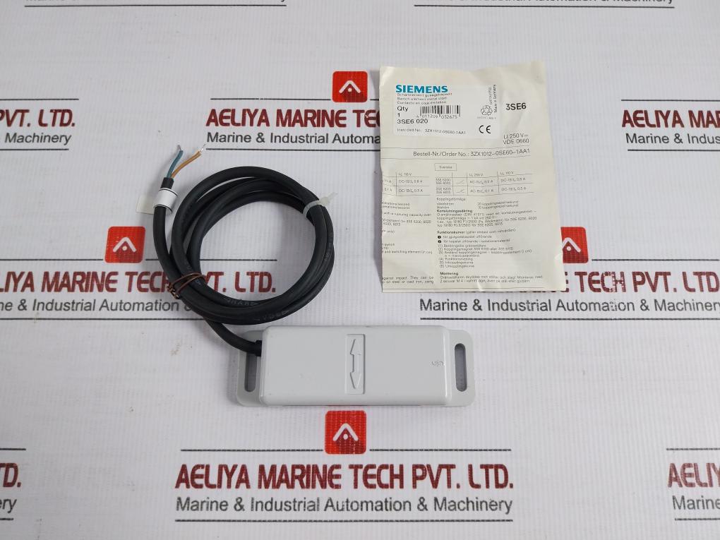 3se6020 Magnetic Operated Position Switch Cable Length 1 Meter By Siemens