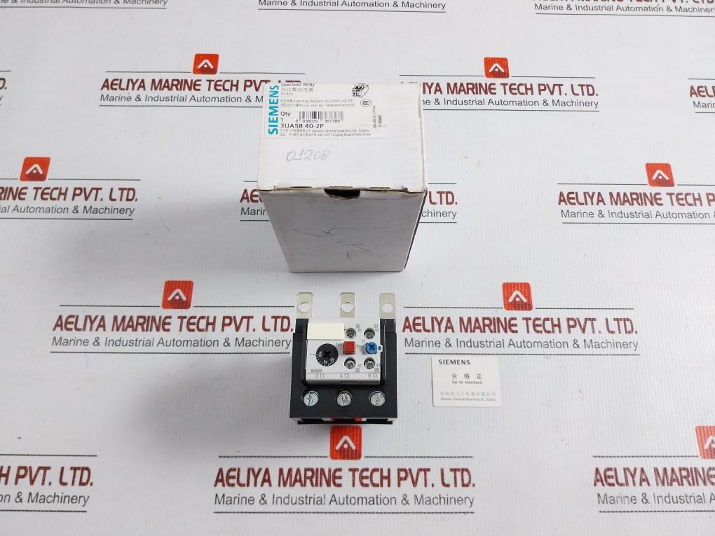 3ua58 40-2p Thermal Overload Relay Brand Siemens