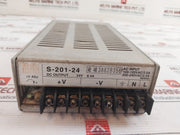 Mean Well S-201-24 Power Supply 200-240Vac 50/60Hz