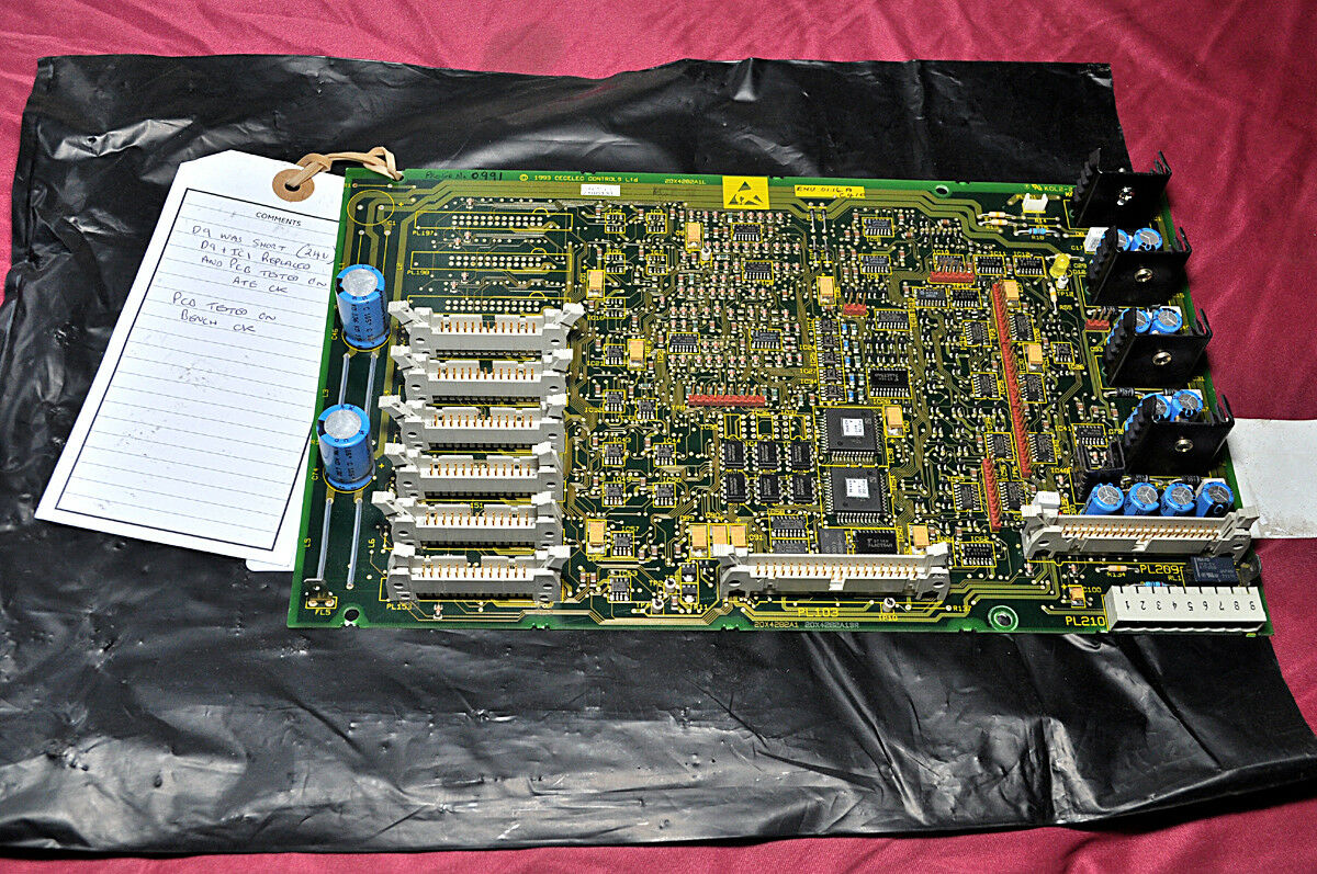 Cegelec 20X4282A1L Pcb Circuit Card Kcc 9743