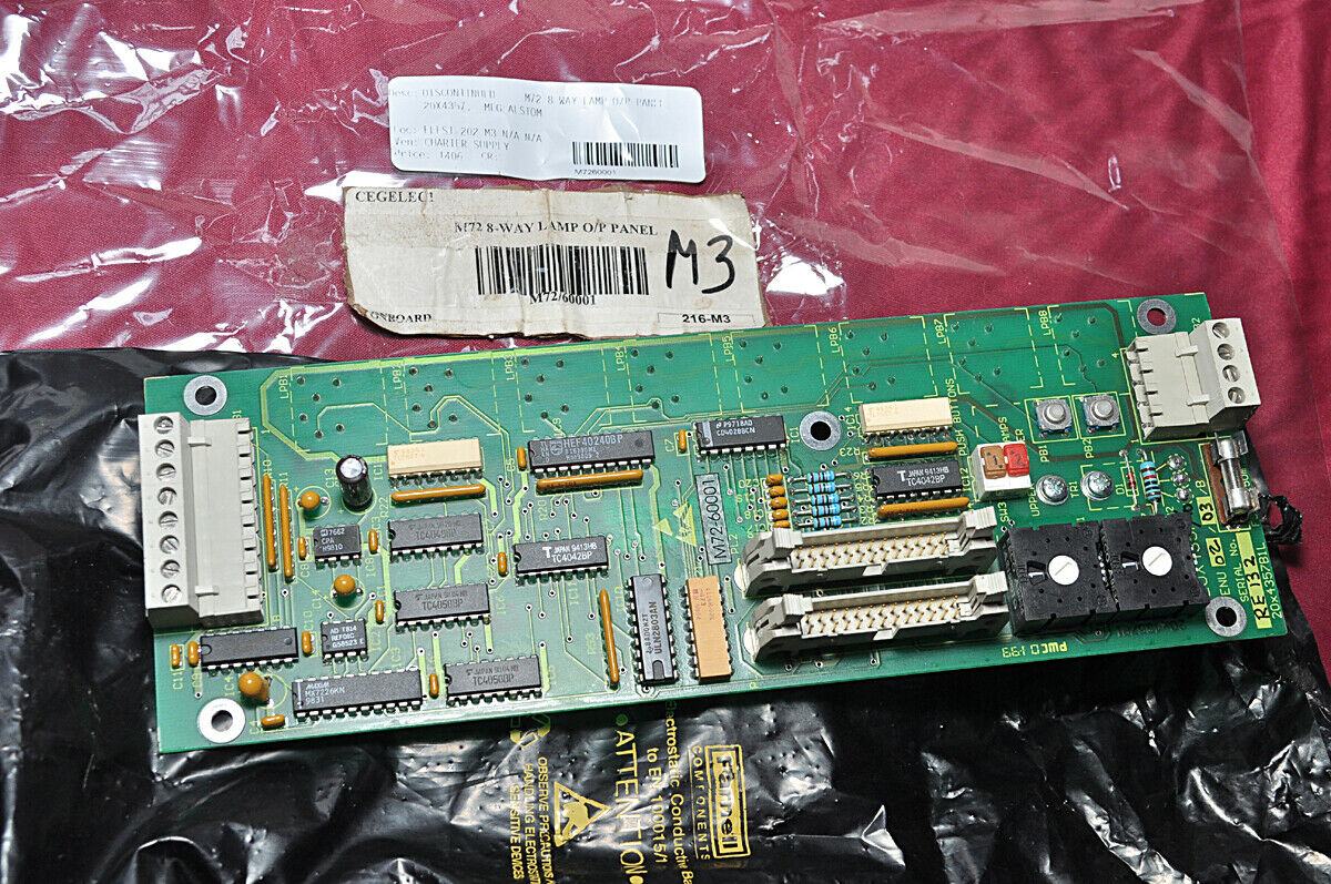 Cegelec M72-60001 Printed Circuit Board