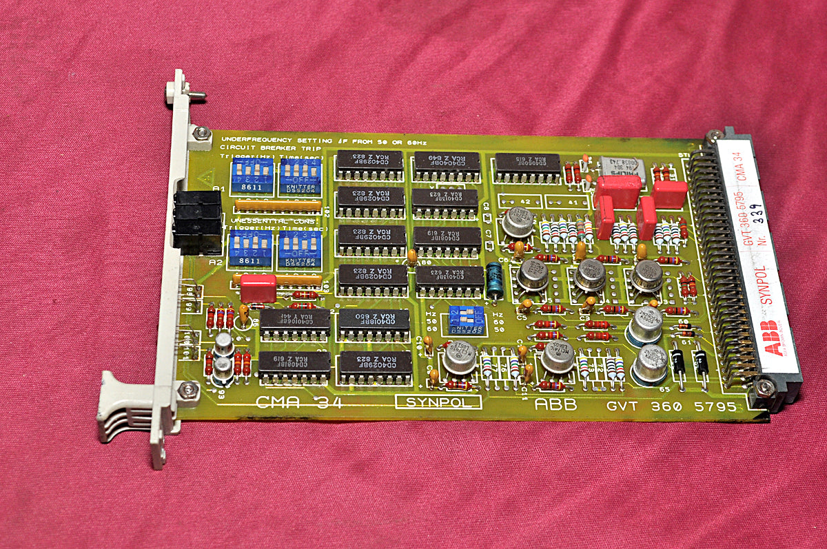 Abb gvt 360 5795 under frequency setting