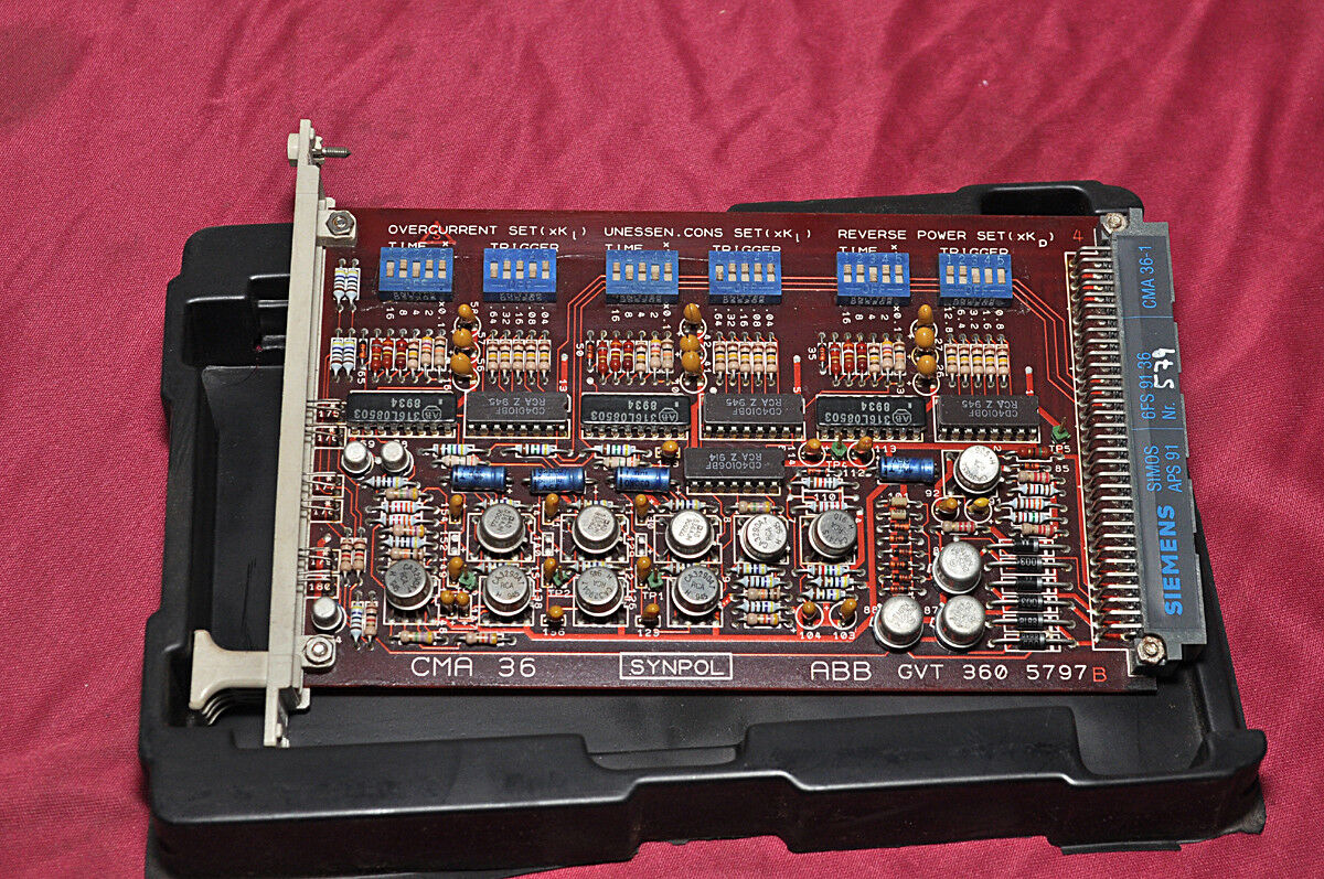 Abb Synpol Cma 36 Gvt 360 5797B Siemens Cma 36-1 Terminal Board