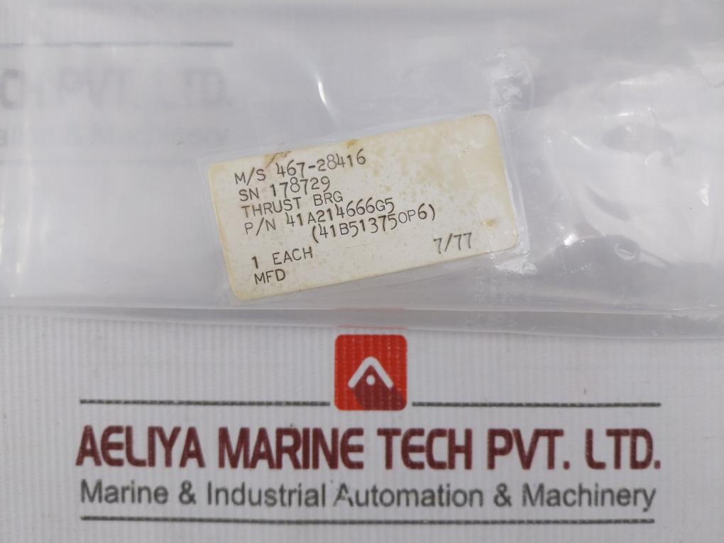 41B513750-p6 Thrust Brg 41A214666G5
