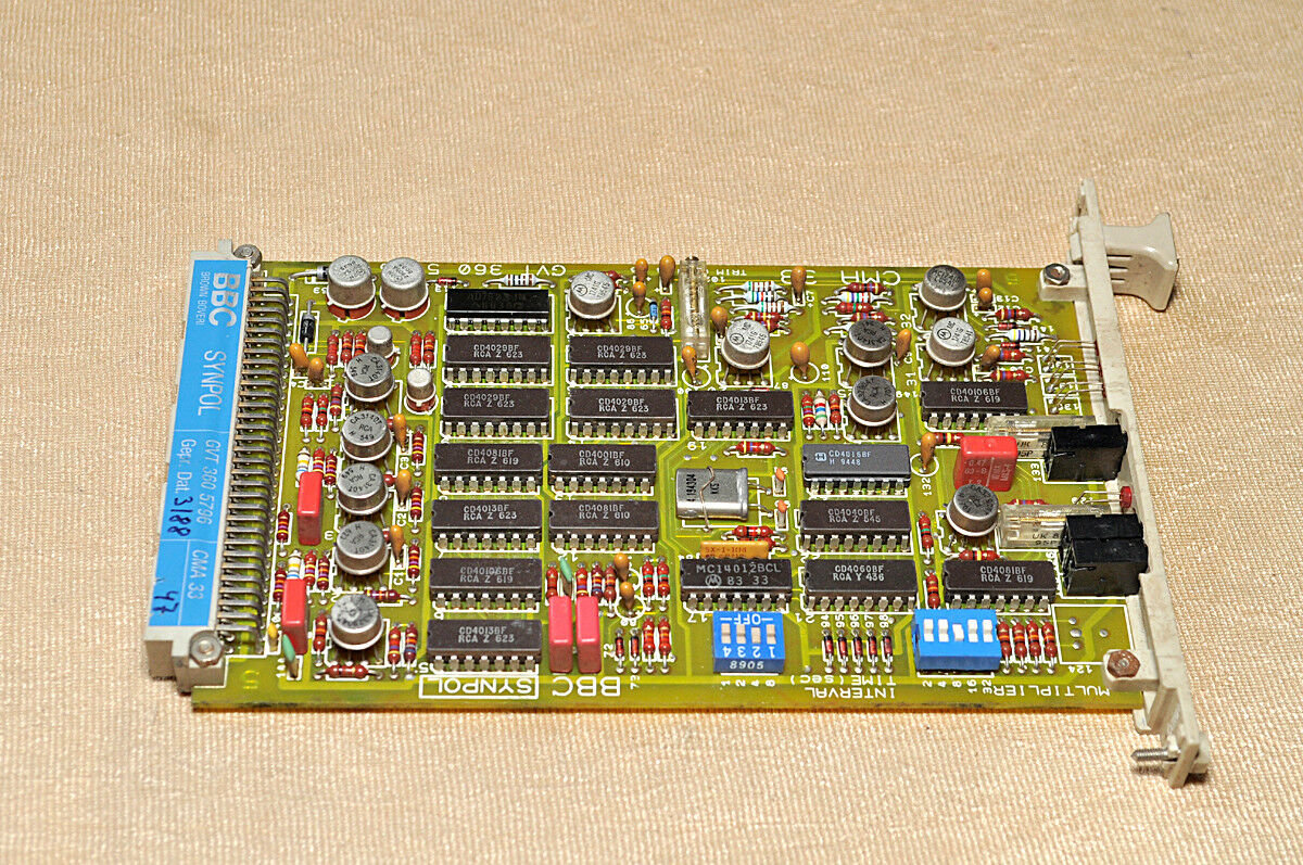 Bbc Synpol Cma 33 Gvt 360 5796 Pcb Card