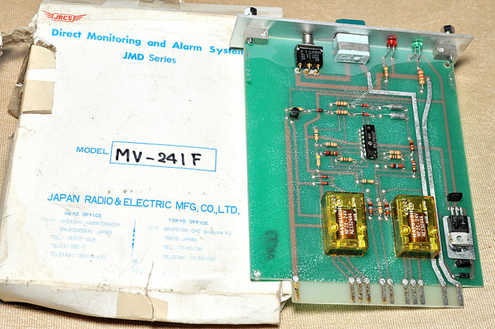 Jrcs Mv-241F Direct Monitoring And Alarm System (Used)