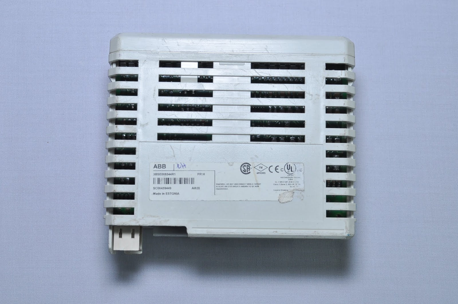 Abb ai820 analog input module article number 3bse008544r1