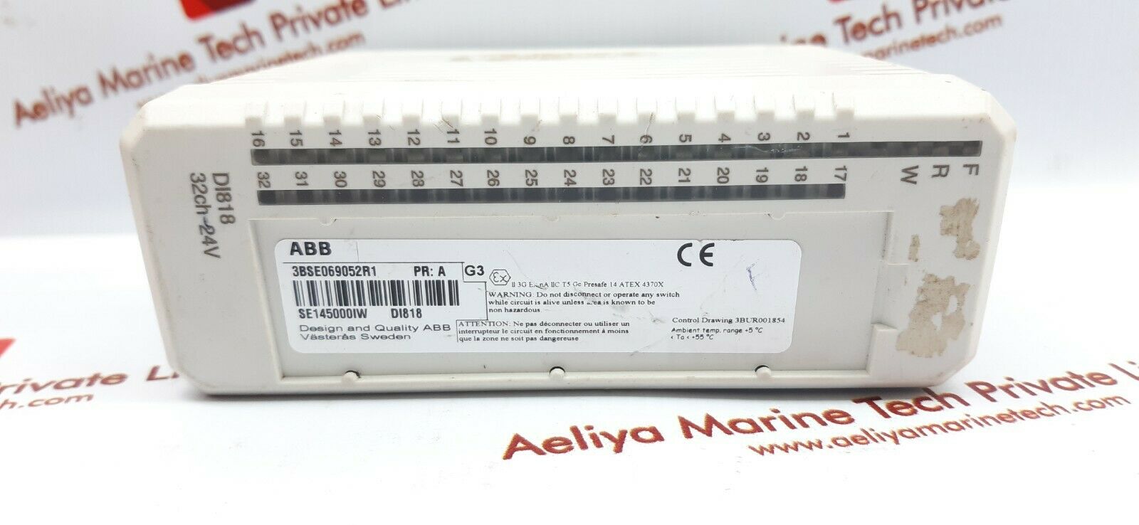 Abb Di818 3Bse069052R1 Digital Input Module (Not Working)