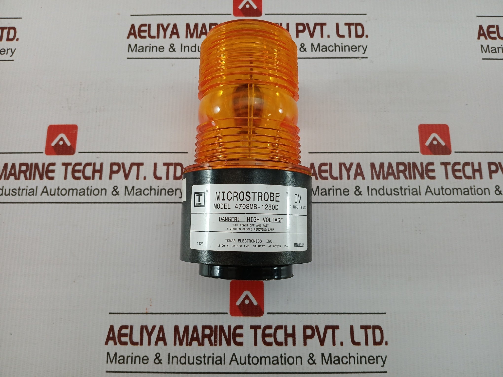 470smb-1280d Iv Warning Strobe Light 12-18vdc Tomar Electronics - 370 Gm