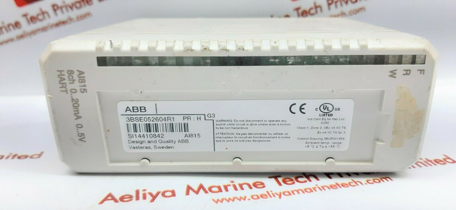 Abb Ai815 Analog Input Unit Hart 3Bse052604R1 (Not Working)