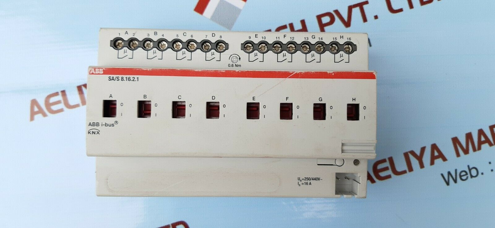 ABB sa/s8.16.2.1 switching actuator 250/440v~
