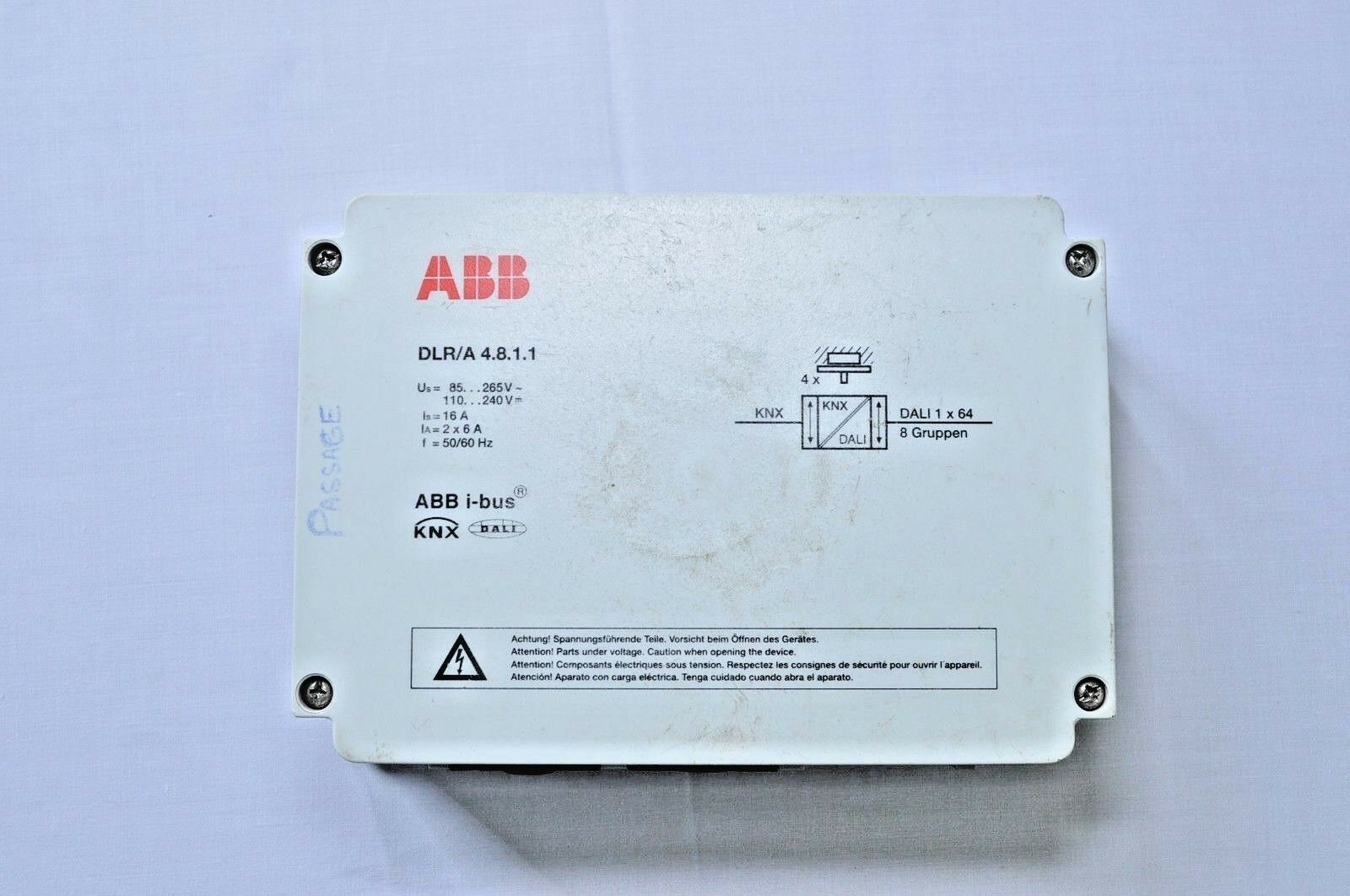 Abb Dlr/A 4.8.1.1 Abb I-bus® Knx Dali Light Controller 4F, Ap