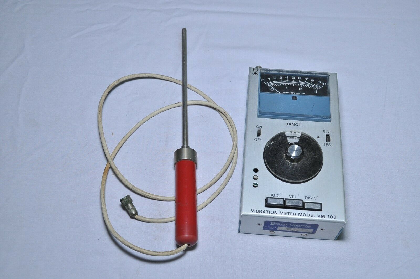  Columbia vm-103 vibration meter