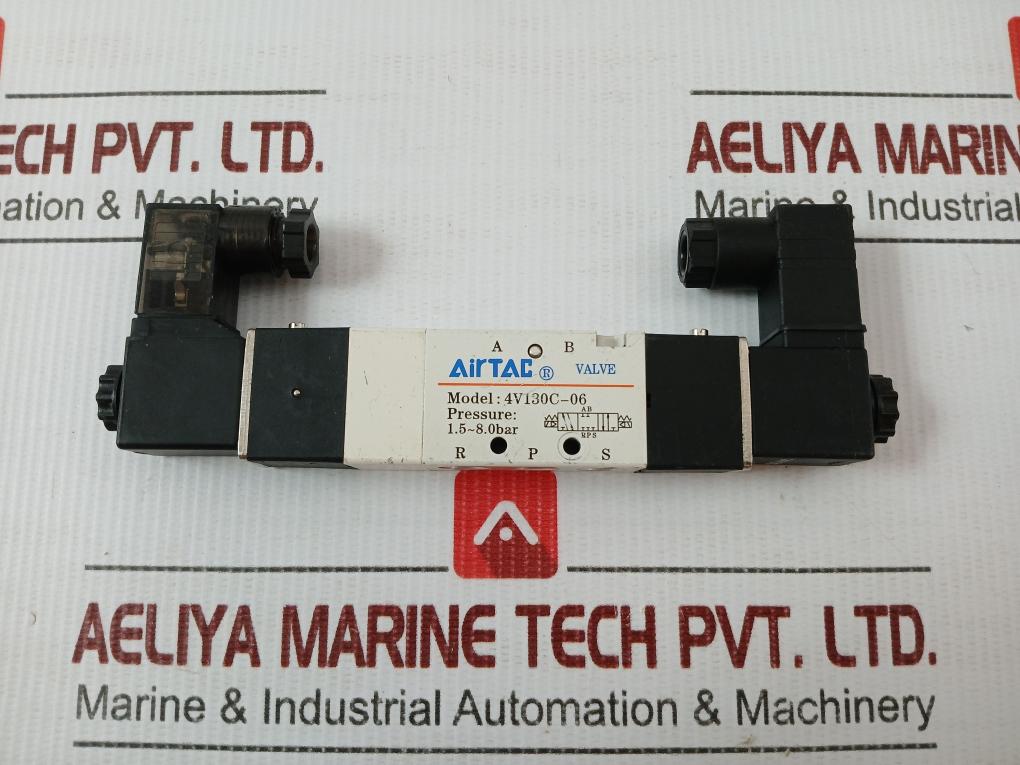 4V130C-06 Airtac Solenoid Air Valve 24Vdc 2.5W