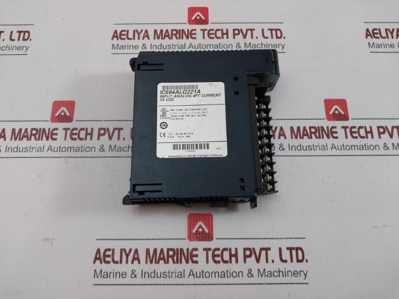 4pt Current Analog Input Module 24v Dc Ge Fanuc Part No. Ic694alg221a
