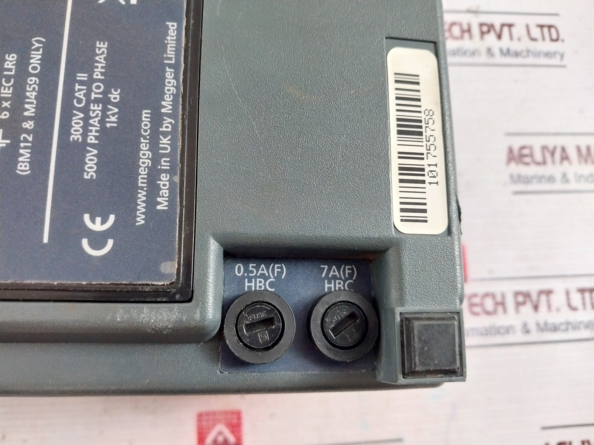 Megger Mj159 Hand-cranked Insulation Tester