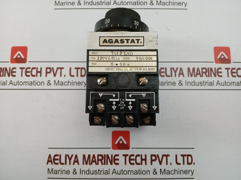 5-50 S Time Delay Relay Brand Agastat 7012l9d