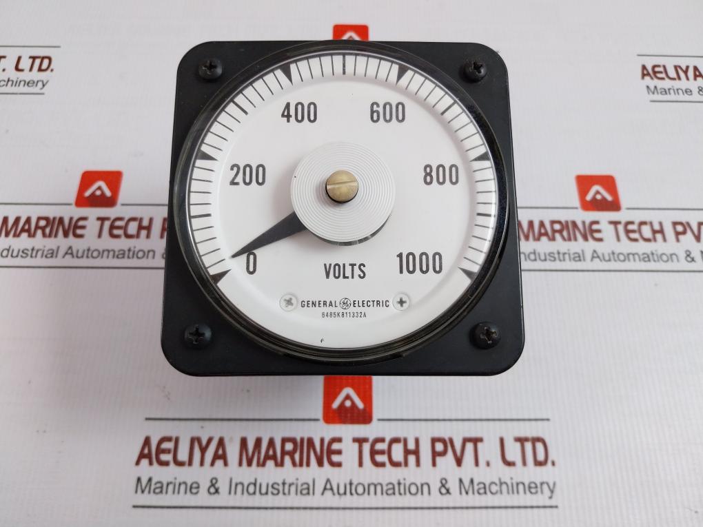 50-167a8439p458 Analog Voltmeter By General Electric