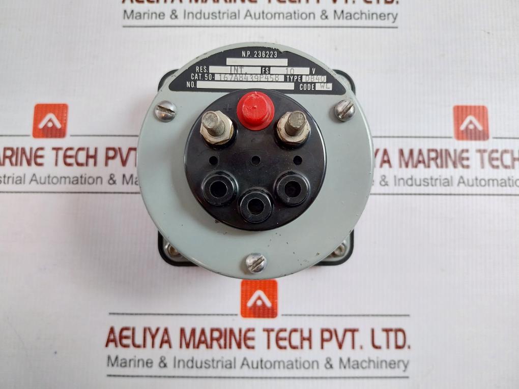 50-167a8439p458 Analog Voltmeter By General Electric