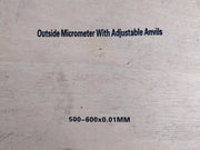500-600x0.01mm Outside Micrometer With Adjustable Anvils
