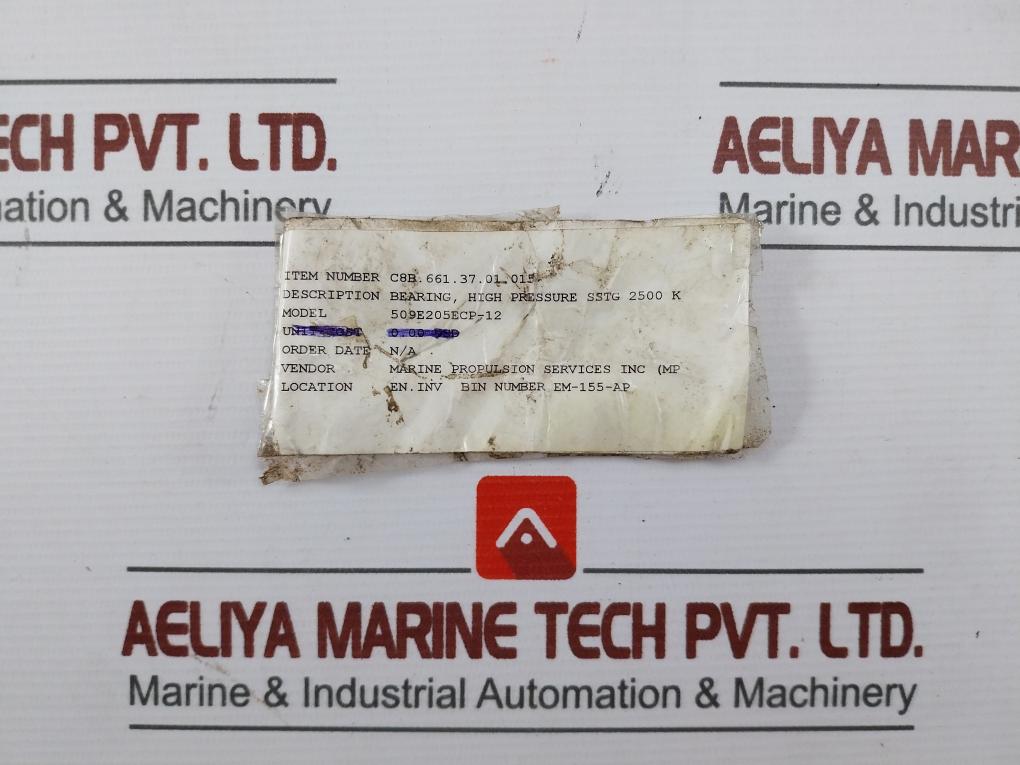 509E205Ecp-12 High Pressure Bearing Sstg 2500 K