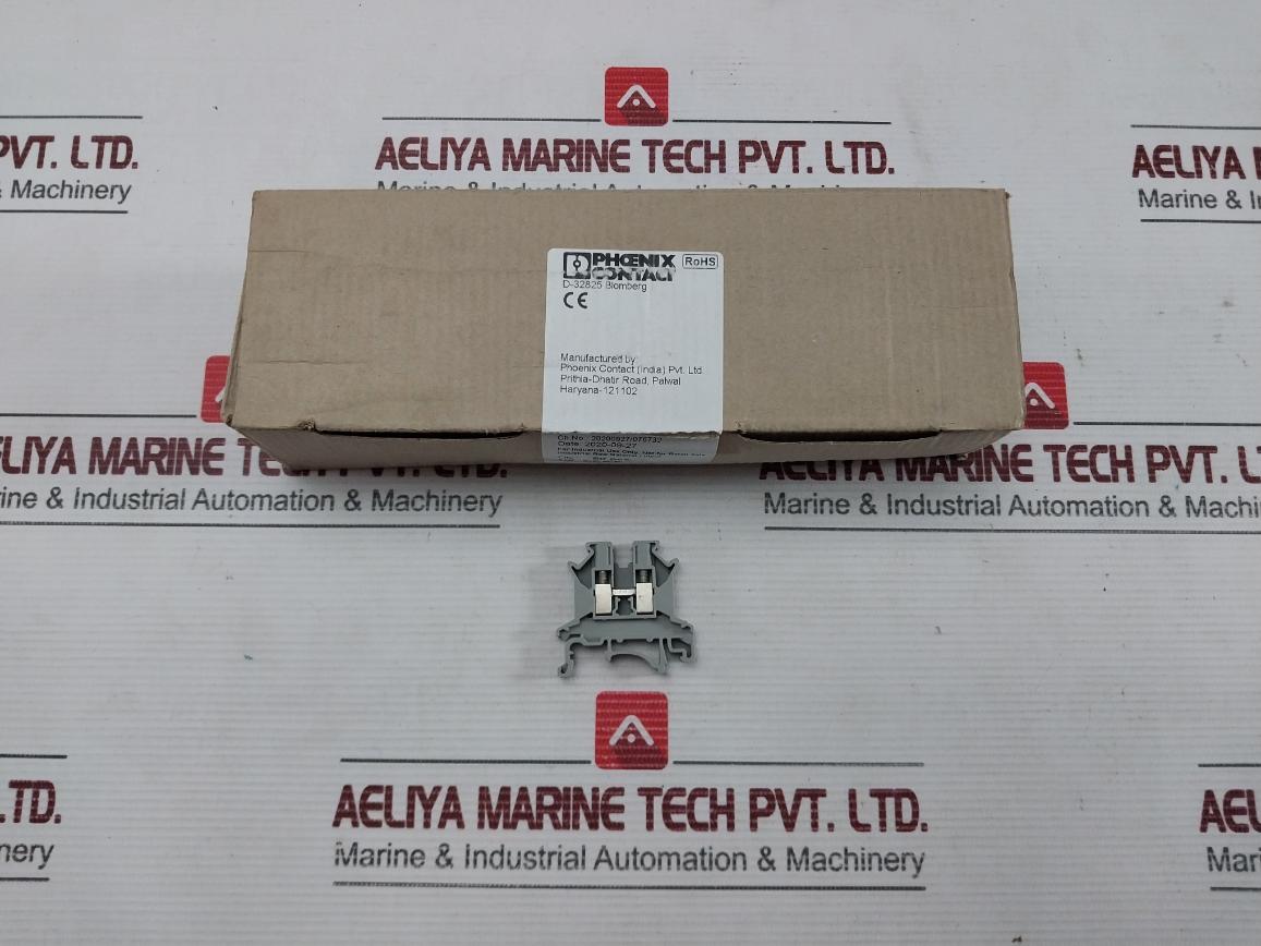 Uk2,5B-e Phoenix Contact 50 Gm - Din Rail Terminal Block  ( 1 Box = 50 Pcs)