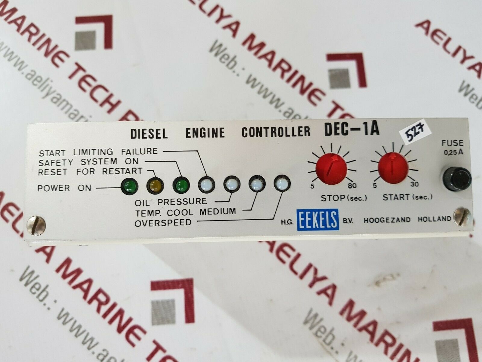 Eekels dec-1a Diesel engine controller