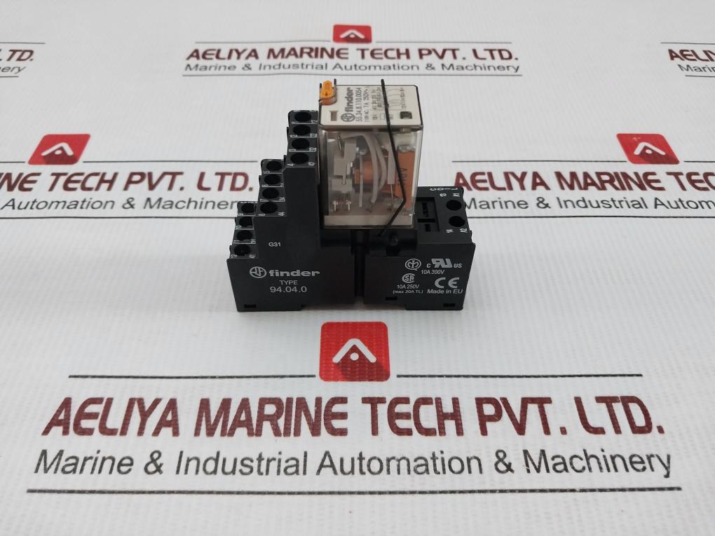 55-34-8-110-0054-Power-Relay-With-Socket-Base-110-Vac-10A-Finder-1