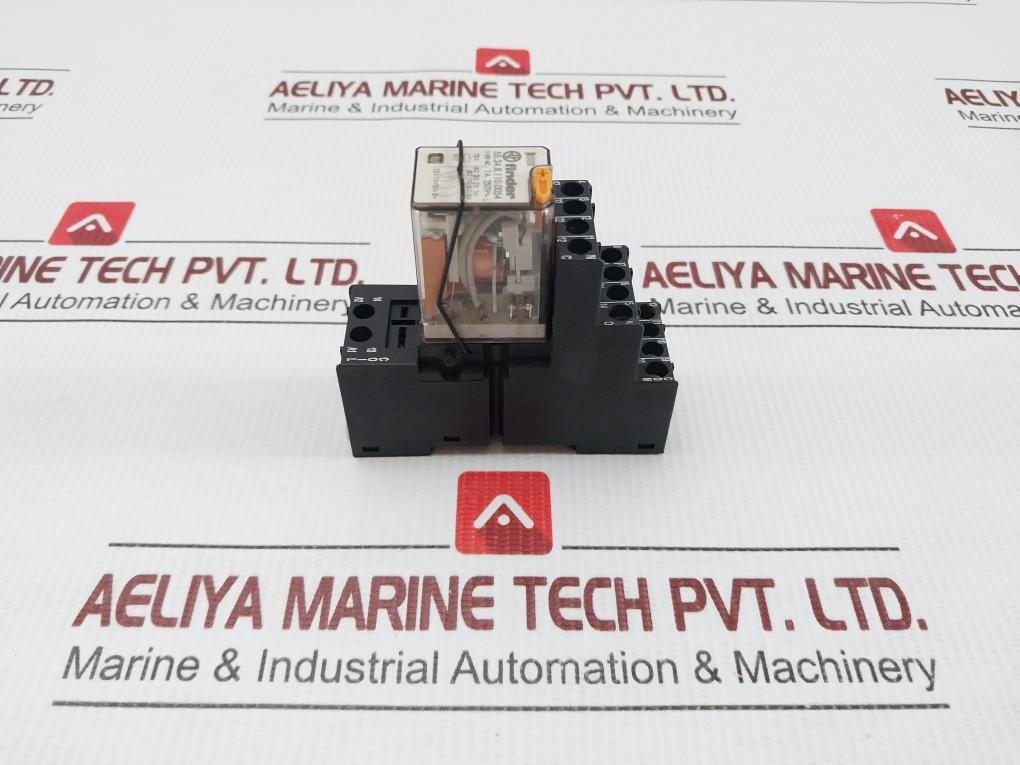 55-34-8-110-0054-Power-Relay-With-Socket-Base-110-Vac-10A-Finder-1